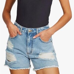 Billabong Distressed Denim Shorts                               How about That